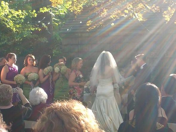 A nice day for a White Wedding!