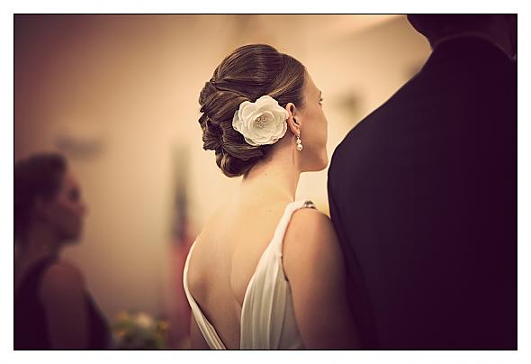Wedding day hair hair flower Hair had pearls in the center purchased on 