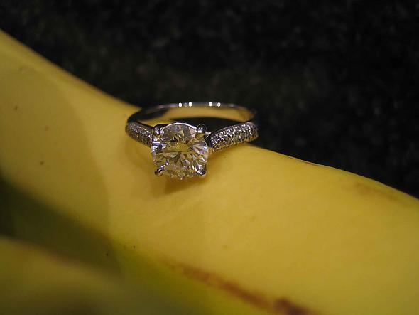 Brilliant Cut Engagement Ring