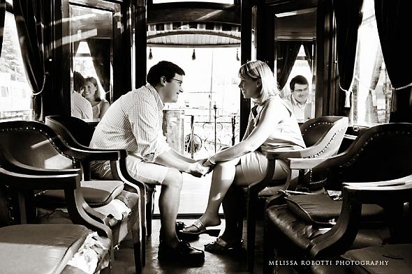 trolley engagement picture