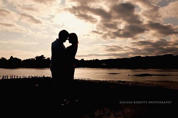 silhouette engagement picture