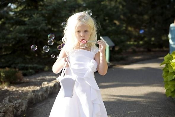 The flowergirl dress, equipped with 
