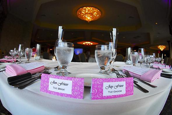 Bride & Groom Placecards