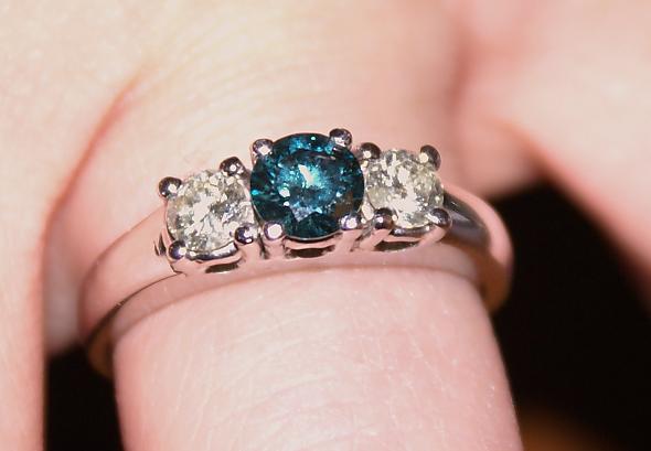 The Blue Diamond Ring