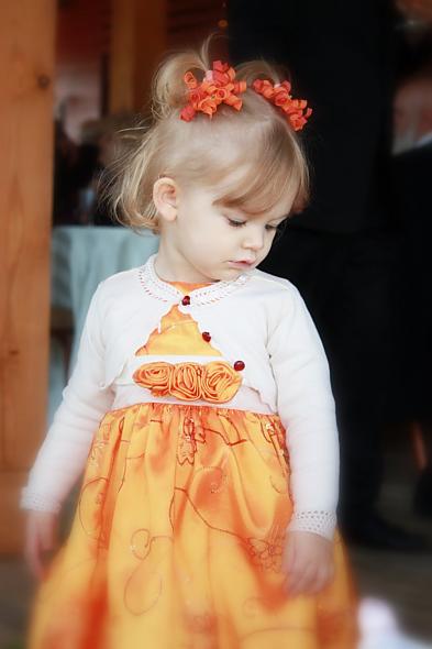 Orange Flowergirl