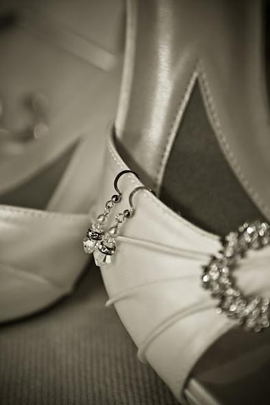 my shoes and earrings