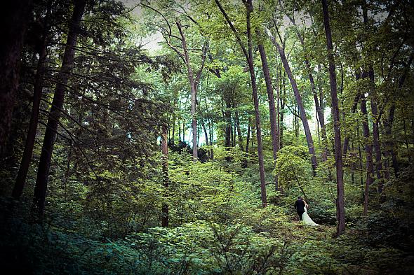 Ceremony in the woods