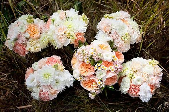 Mrs. Cowboy Boot's Bridesmaids' Bouquets