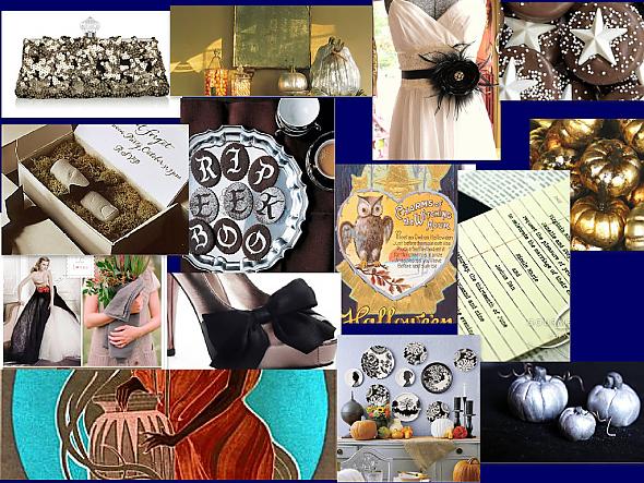 Halloween Wedding Inspiration Board