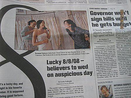 Our Auspicious Date in the News