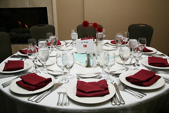 Reception tables