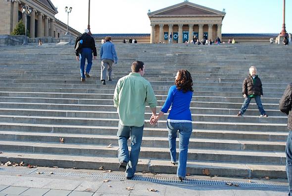Phila. Art Musuem steps
