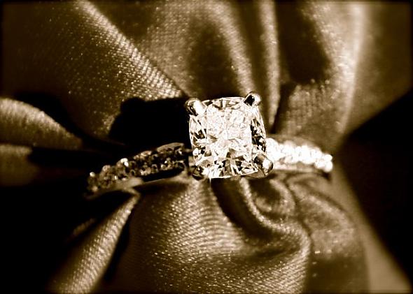 My ring-- b/w