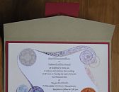 NotFroofy's DIY pocketfolds, based on the design of our ketubah