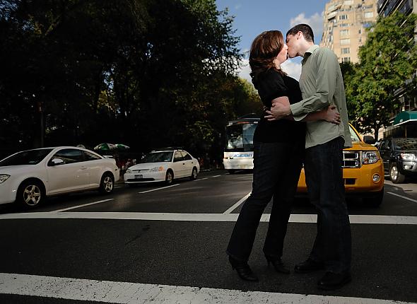 Stopping traffic on 5th avenue