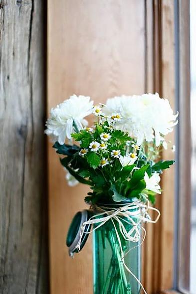 Mrs. Cowboy Boot's Reception Flowers