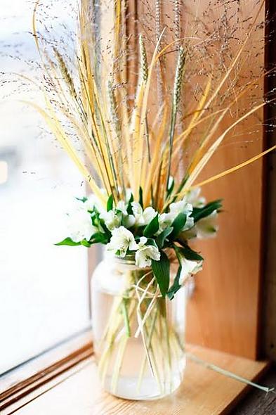 Mrs. Cowboy Boot's Reception Flowers