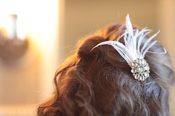 Vintage Inspired Feather Fascinator