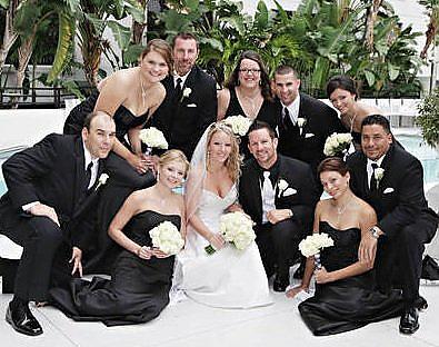 Our Bridal Party I love black It looks good on everyone and these 