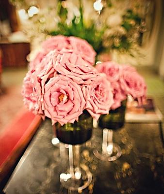 Blown Lavender Roses- Cocktail Flowe