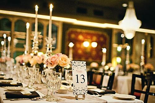 Table Numbers