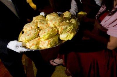 Mrs. Emerald served McDonalds cheeseburgers at the end of the night