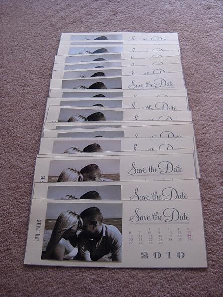 our save the dates