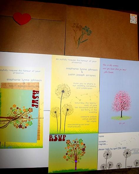 Colorful Whimsical Invitation Suite