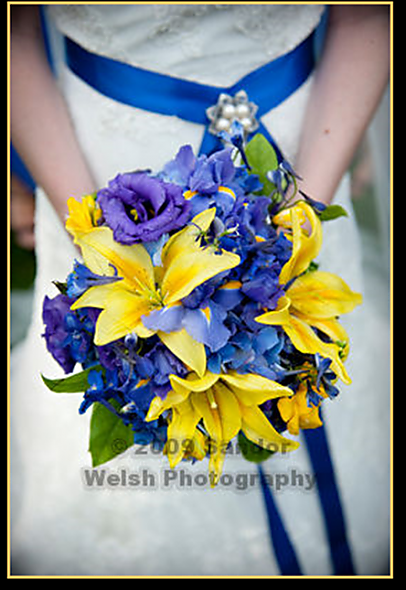 Blue and Yellow Bouquet