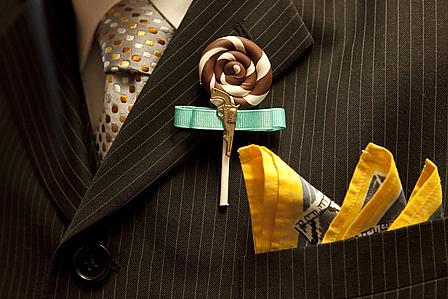 Lollipop Boutonniere