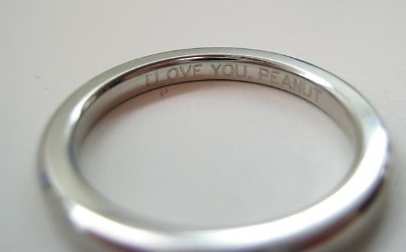 Engraved Wedding Ring