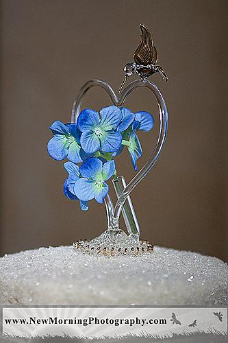 sparkle cake and topper