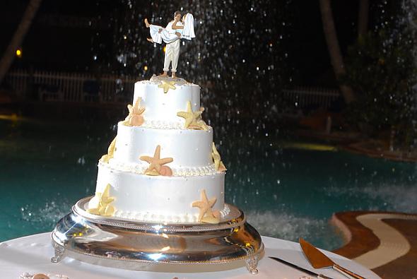 Our seashell cake
