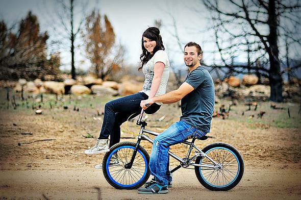 The Fiance's Bike.