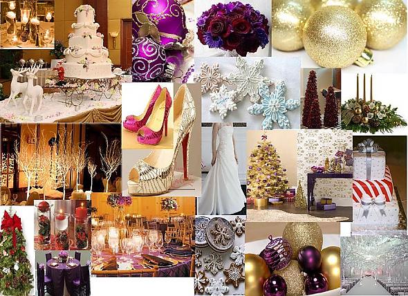 Purple & Gold Christmas