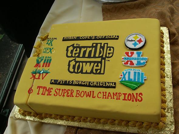 Groom's Steelers CAKE!!!