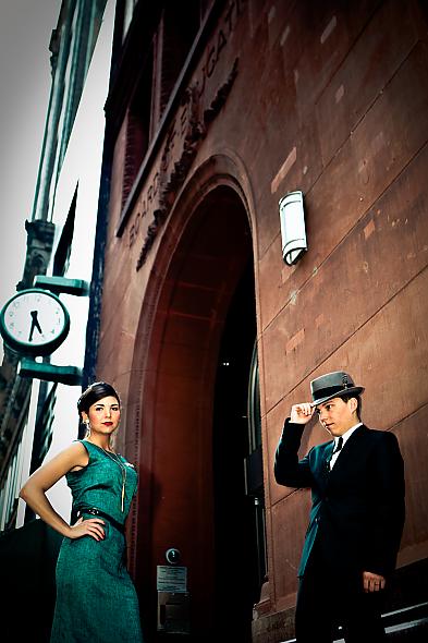 Mad Men Inspired Engagement Photos