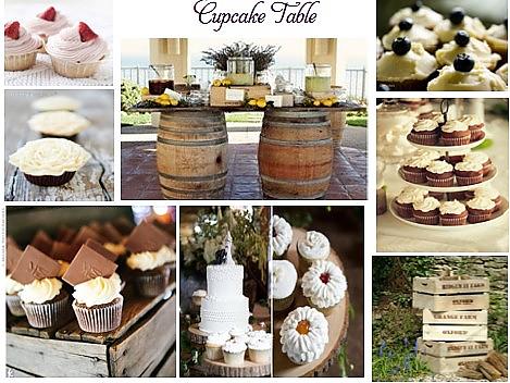 Cake and Cupcake table decor
