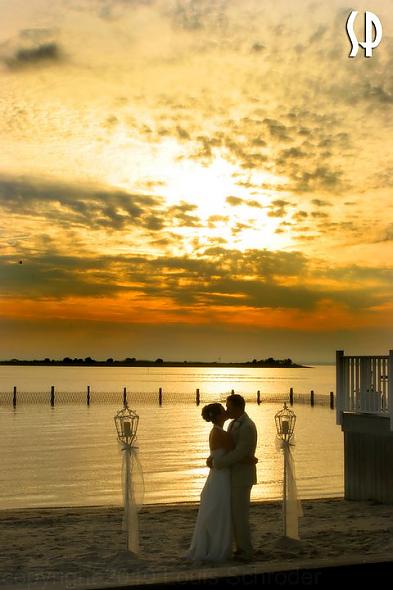 Beach wedding...the kiss