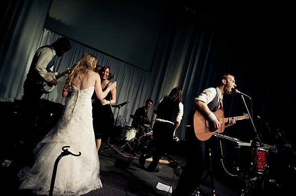 Dancing with the band