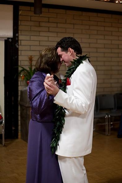 DH dancing with his mom