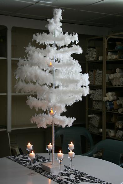 Feather Tree Centerpiece Mockup