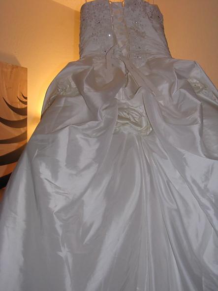 Ballroom Wedding Gown Picture 2 This is the back of the ballroom gown