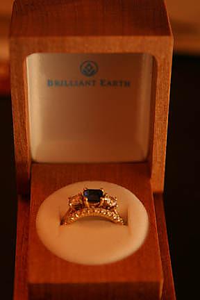My rings in the box