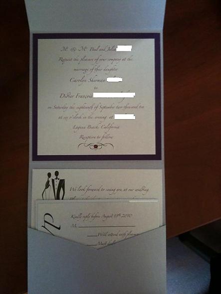My semi- DIY invites