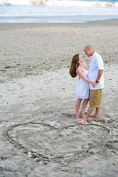 Engagement Beach Photo
