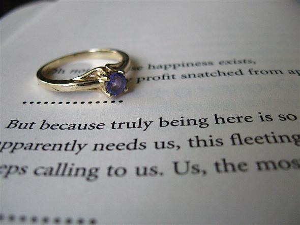 delicate tanzanite