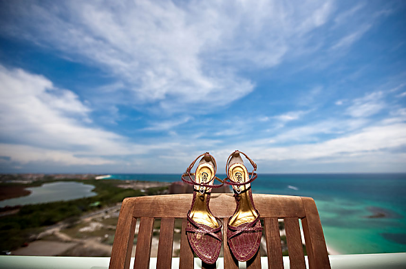 Wedding Shoes for DW in Aruba!