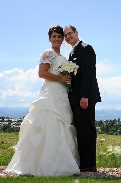 Wedding Dress with Lace Bolero