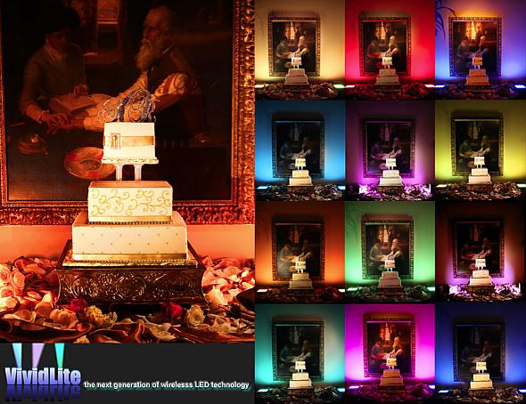 Wireless LED Lighting Up Lighting pe